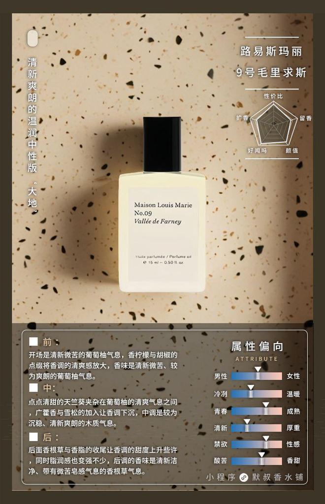 ’丨路易斯玛丽 9号毛里求斯不朽情缘游戏中性温润版‘大地(图1)